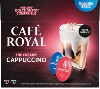 Capsules de café Cappuccino CAFÉ ROYAL 16 Unités