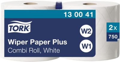 Essuie-tout Tork W1, W2 2 épaisseurs Rouleau Blanc 2 Rouleaux de 750 Feuilles