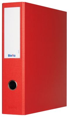 Classeur à levier Dinor Quatro Biella Dinor Quatro 70 mm Polypropylène 4 Anneaux A4 Rouge