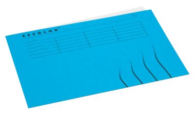 Farde pliable Jalema Secolor A4 Bleu Papier 31 x 22 cm bord scellé