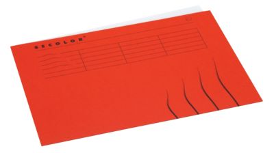 Farde pliable Jalema Secolor Folio Rouge Papier 35 x 23 cm