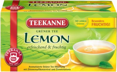 Thé vert Citron TEEKANNE 20 Unités de 1.75 g