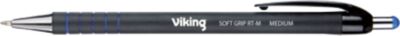 Stylo bille Foray Soft Grip RT-M Bleu Rétractable