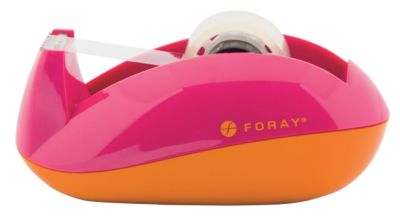Dévidoir de ruban adhésif Foray Generation Rose, orange