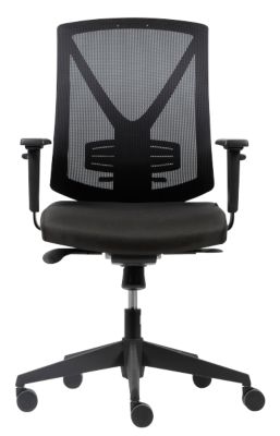 Siège de bureau Realspace Karl Filet, Tissu Noir