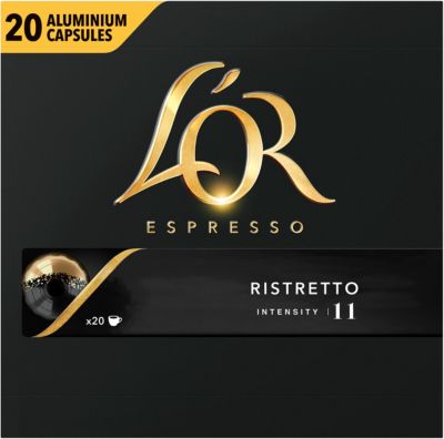Capsules de café Espresso Ristretto L'OR 20 Unités de 5.2 g
