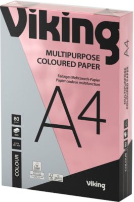 Papier couleur Office Depot A4 80 g/m² Rose pastel 500 Feuilles