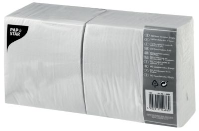 Serviettes PAPSTAR 14486 Blanc 250 Unités