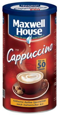 Café instantané Cappuccino Maxwell House Cappuccino 500 g