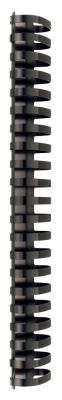 Reliures à anneaux Plastique GBC Noir 51.0 mm 450 Feuilles A4 50 Unités