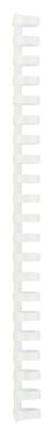 Baguettes de reliure Plastique GBC Blanc 19 mm 165 Feuilles A4 100 Unités