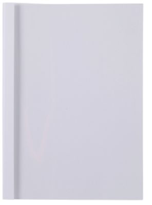 Couvertures de reliure thermique ThermaBind GBC A4 PVC, LeatherGrain 150 microns 3 mm Blanc 100 Unités