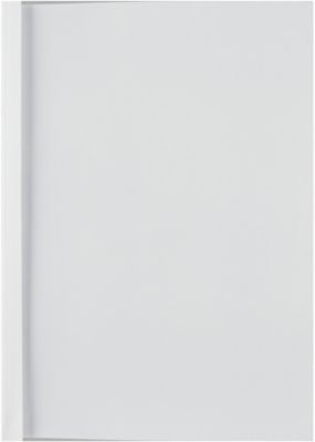 Couvertures de reliure thermique ThermaBind GBC A4 PVC, LeatherGrain 150 microns 1.5 mm Blanc 100 Unités
