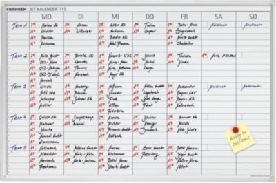 Planning personnel Franken SP 715 Spécial Blanc 90 x 60 cm