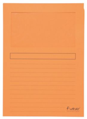 Farde à fenêtre Exacompta Forever A4 Orange Carte recyclée 100 Unités