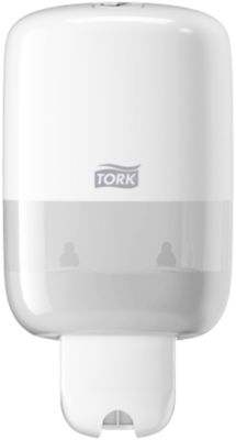 Distributeur de savon liquide Tork S2 Mini Manuel 475 ml Blanc