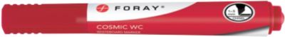Marqueur pour tableau blanc Foray Cosmic WC Large Pointe Biseautée Rouge