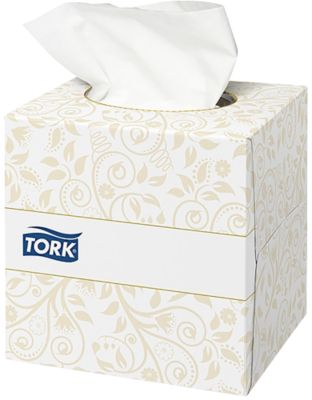 Mouchoirs extra doux Tork Premium Boîte cube 2 épaisseurs 100 Feuilles