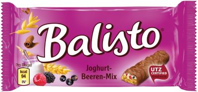Barres chocolatées Balisto Yoberry 20 Unités de 37 g