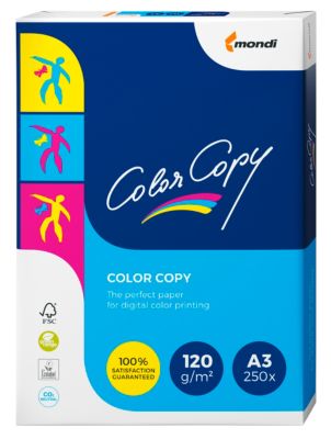Papier pour impression couleur Color Copy Mondi A3 120 g/m² Blanc 250 Feuilles