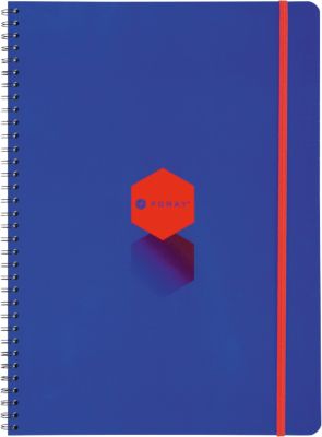 Cahier à spirale Foray Generation A4 Bleu Couverture cartonnée Quadrillé 50 feuilles