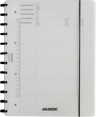 Dossier Adoc Meeting-Ex 2810.300 Transparent A4 Quadrillé 100 feuilles