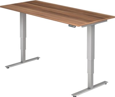 Bureau assis-debout Hammerbacher Ergonomic Aktiv XDSM 19/Z/S Prune 1 800 x 800 x 635 mm