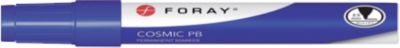 Marqueur permanent Foray Cosmic PB Moyenne Pointe Ogive Bleu