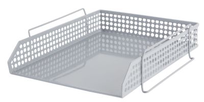 Corbeille à courrier Foray Acier + poudre de plastique Gris A4 26,3 x 31,2 x 7,5 cm
