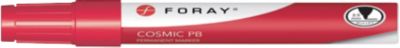 Marqueur permanent Foray Cosmic PB Moyenne Pointe Ogive Rouge