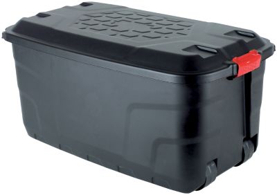 Boîte de rangement Foray 8161998 145 l Noir Plastique 52 x 94 x 45 cm