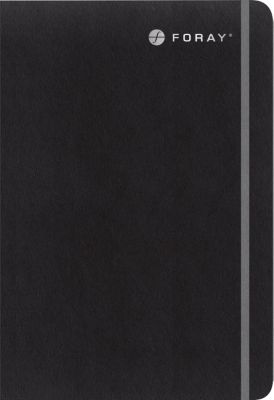 Cahier Foray Executive Noir B5 Couverture en PU souple Ligné 100 Feuilles