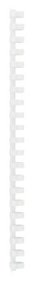 Reliures à anneaux Plastique GBC Blanc 16 mm 145 Feuilles A4 100 Unités