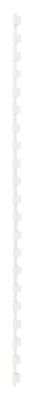 Reliures en plastique GBC blanc 6 mm pour 25 feuilles, 100 pcs