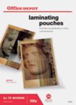 Pochettes de plastification à chaud Office Depot Brillant 150 µm Transparent 100 Unités