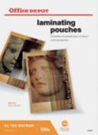 Pochettes de plastification à chaud Office Depot Brillant 250 µm Transparent 100 Unités