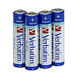 Batterie alcaline Verbatim AAA LR03 Micro 1.5V 4 unità