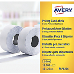 Etichette per prezzatrice AVERY 1 linea permanente 1,2 x 2,6 cm 10 confezioni da 1500 etichette