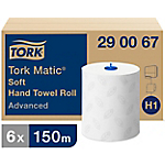 Asciugamani in carta Tork H1 Matic Advanced 2 Strati senza piega bianco 6 rotoli da 625 strappi