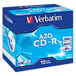 CD R Verbatim 52x 700 mb 10 unità