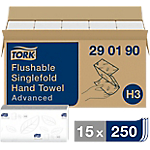 Carta asciugamani Tork Advanced 2 Strati piegato a v bianco 15 unità da 250 strappi