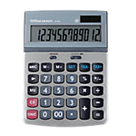 Calcolatrice da tavolo Office Depot AT 814 12 cifre argento