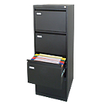 Classificatore Bertesi per cartelle sospese 4 cassetti nero 460 x 620 x 1.320 mm