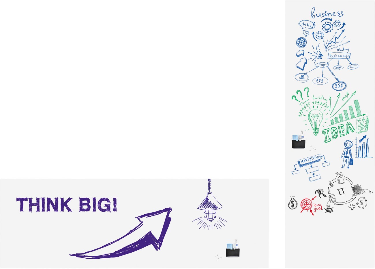 Legamaster Wrap-Up Whiteboard-Folie Wandmontiert Magnetisch Polypropylen Einseitig 150 (B) x 101 (H) cm