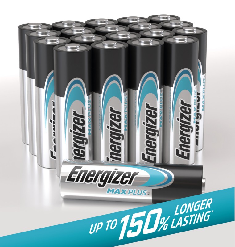 Energizer AA Alkali-Batterien Max Plus LR6 1,5 V 20 Stück