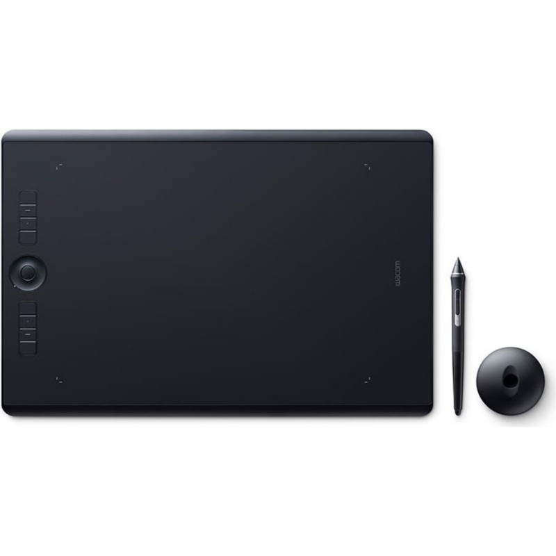 Wacom Intuos Pro Large - Digitalisierer - rechts- und linkshändig - 31.1 x 21.6 cm - Multi-Touch - elektromagnetisch - 8...