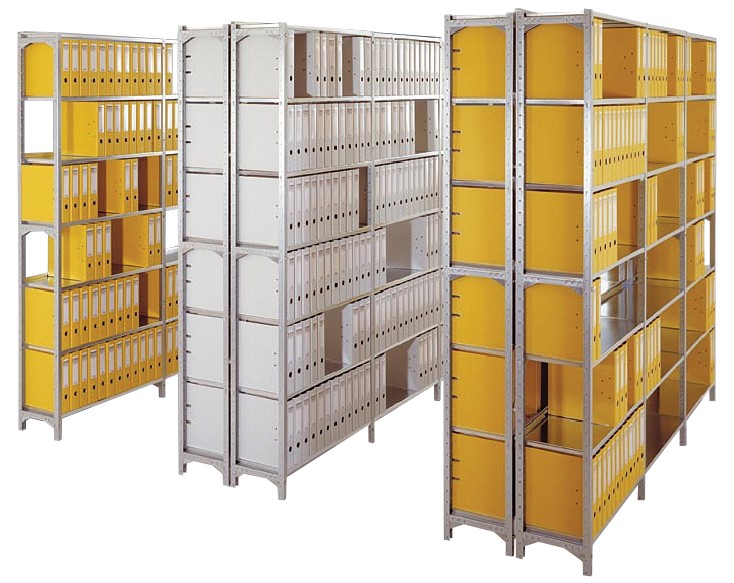 Manuflex Grundregal 10 Silber 960 x 300 x 1.900 mm