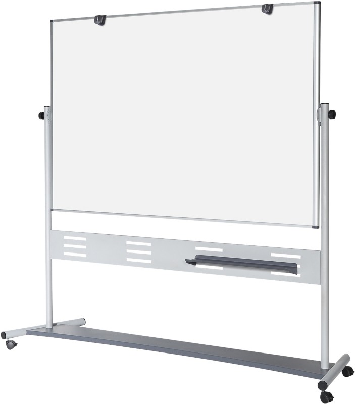 Bi-Office Evolution Mobiles Whiteboard Freistehend Magnetisch Lackierter Stahl Doppelseitig 120 (B) x 90 (H) cm