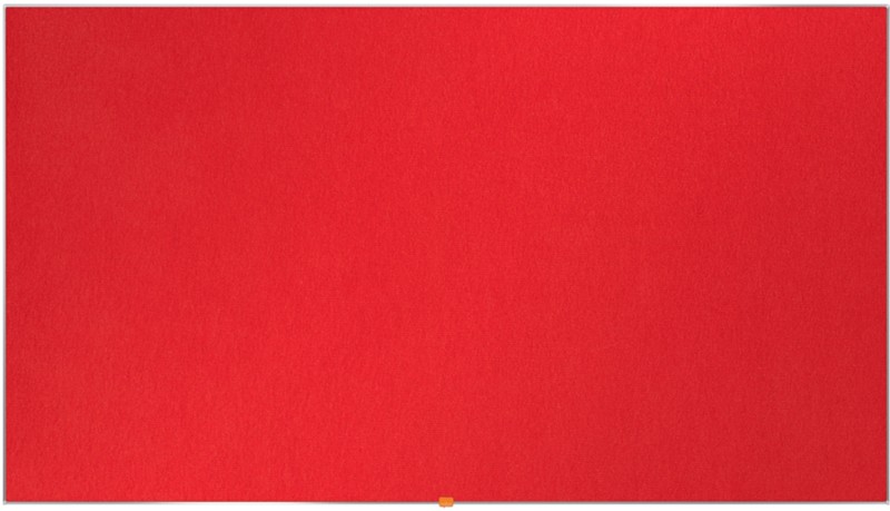 Nobo Widescreen 85-inch Felt Noticeboard, Red