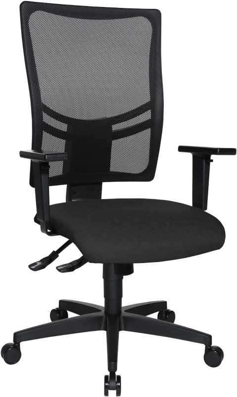 Realspace Ergonomischer Bürostuhl Synchronmechanismus Höhenverstellbare Armlehne Höhenverstellbarer Sitz Anthrazit 110 k...